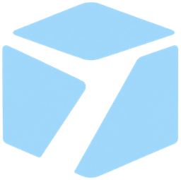 The Sevenbox logo, a sky blue cube cut by a diagonal that forms the number seven.